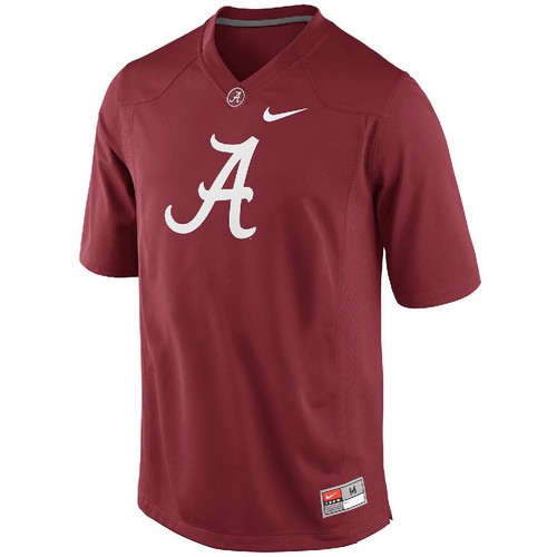 Nike Alabama Crimson Tide College Team Logo Men's Football Jersey Shirt NEW