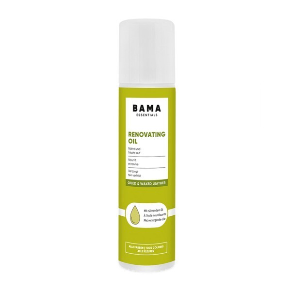 BAMA RENOVATING OIL AEROSOL 250ML Nourish & revive waxed & oiled leathers Fabric