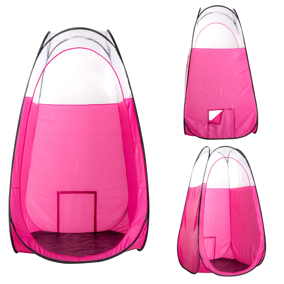 粉色喷雾鞣制帐篷带手提袋 — 第 3/4 张图片