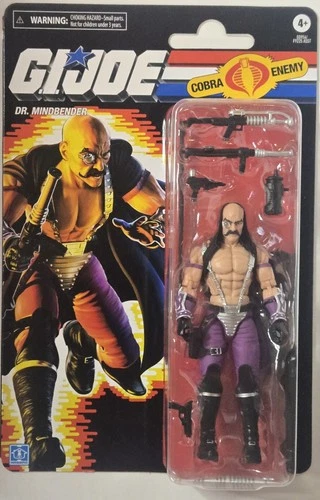 GI Joe Classified Dr Mindbender Retro Cardback 6” Figure Hasbro NEW SEALED