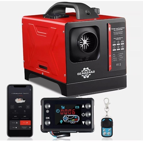 8KW Diesel Air Heater LCD Remote Control bluetooth w/Power Adapter For Car Home - Picture 10 of 20