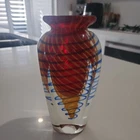 VINTAGE RETRO ITALIAN MURANO ART GLASS  VASE MID CENTURY