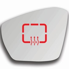 Spiegelglas Links Beheizbar f&uuml;r Skoda Octavia 3 2012 - 2019