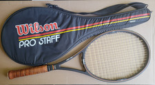Wilson PWS PRO STAFF MIDSIZE Graphite Kev. Tennis Racquet w/case. Grip 4 3/8