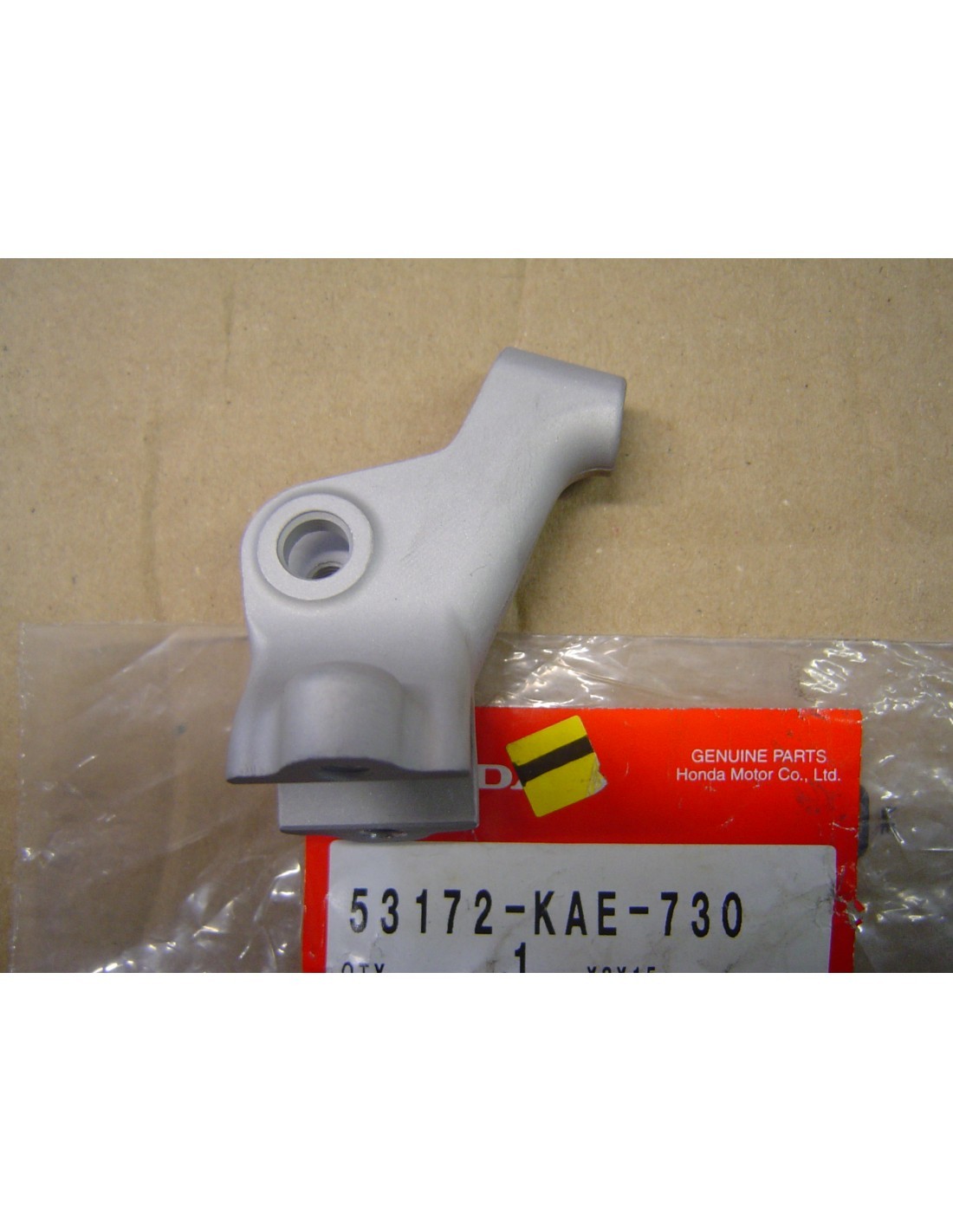 Support levier gauche CR80 CR85 CR125 CR250 et XR250 en aluminium brut