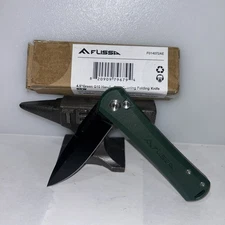 flissa  4.5 Green G1 handle fast opening folding knife