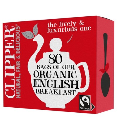 Clipper Tea, English Breakfast Assam Blend, Fairtrade, Organic, Plant-Based