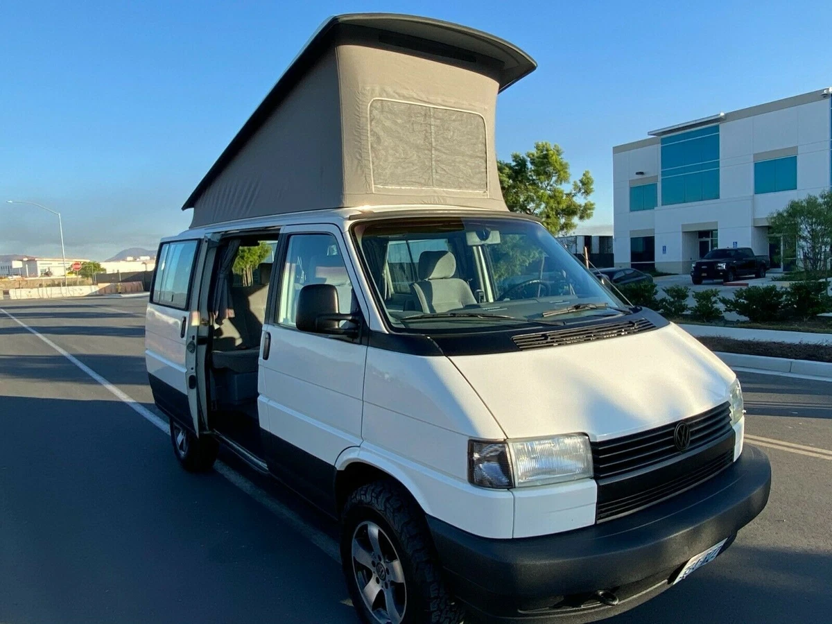 The Volkswagen Eurovan Camper's pop-top adds oodles of headroom.