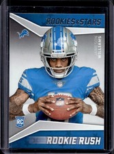 2022 Panini Rookies & Stars Jameson Williams Rush RC #RR-9 Lions Rookie