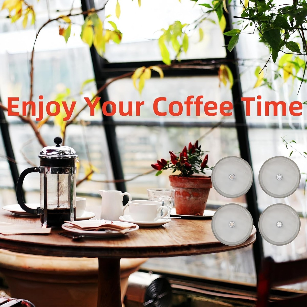 Filtro a rete rimovibile per macchina da caffè francese