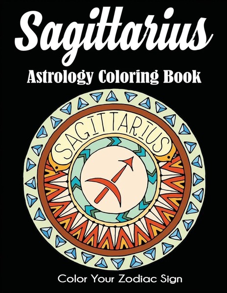 Dylanna Press | Sagittarius Astrology Coloring Book | Taschenbuch | Englisch-image