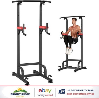 Multi-Function Dip Station for Home Gym with Adjustable Handles and Stability