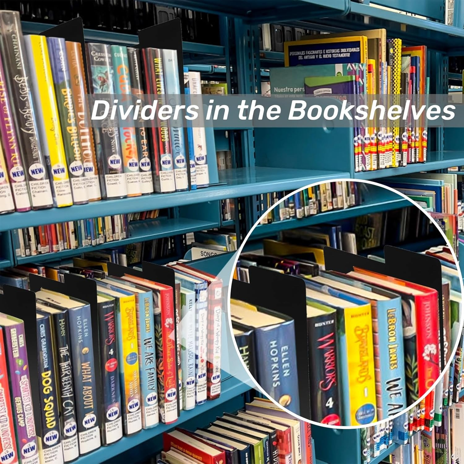 70 Pcs Comic Book Dividers Black Tall Divider Tabs Plastic Frosted Card Cabinets