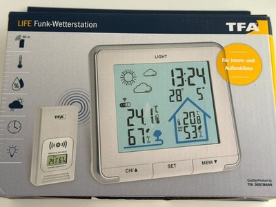 TFA Dostmann Life Funk-Wetterstation   Temperatur & Luftfeuchte