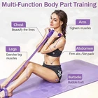 6 Tube Pedal Resistance Device,Exercise Bands with Handles,Pedal Resistance Band