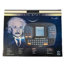 Einstein Brain Station Handheld Game 17 Games In 1 Excalibur Electronics 2006