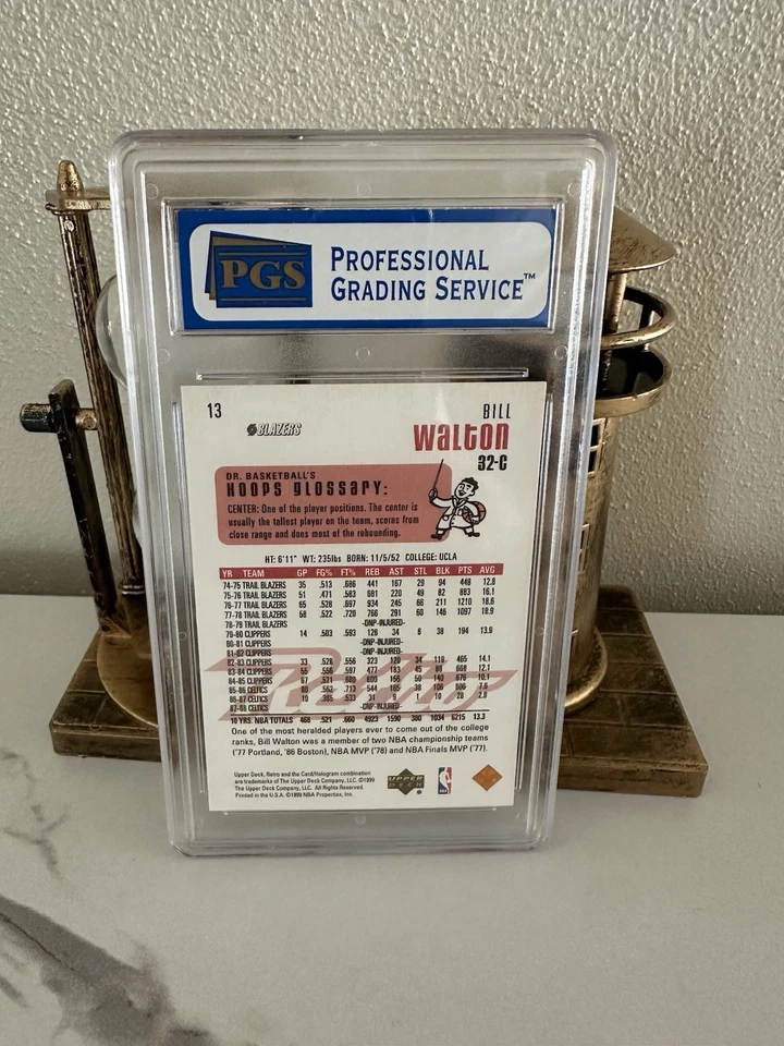 1999-00 Upper Deck Retro - Bill Walton #13 - Image 2 of 2