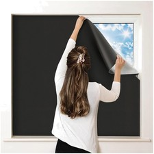 Easy Install Blackout Shades - No Drill Curtains for Bedroom