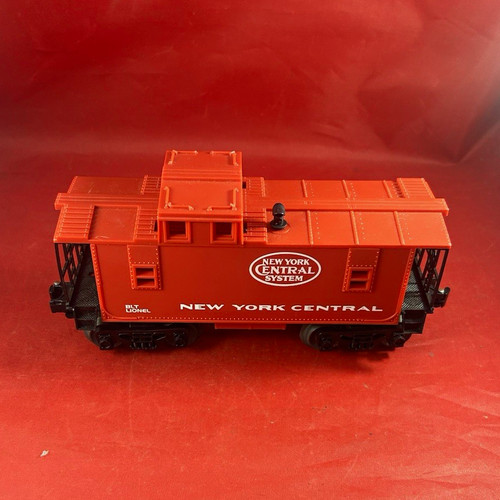 Lionel New York Central calibre O rojo/negro caboose 6-36271 tres rieles aire acondicionado | Condition: Used