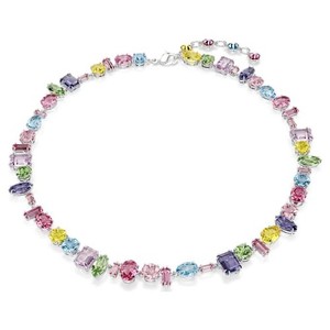 Naszyjnik Swarovski Gema Mieszany krój, smugi, rodowany