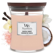 WoodWick Medium Hourglass Scented Candle | Coastal Medium, Sunset