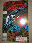 AMAZING SPIDER-MAN # 375 G/S VENOM NEWSSTAND VARIANT $3.95 1993 MARVEL COMIC BK
