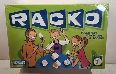 Racko - Rack 'Em Stack 'Em & Score - BRAND NEW SEALED - Hasbro 2006