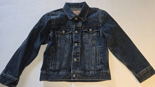 Kids Levis Blue Cotton Denim Trucker Jean Jacket Trucker Red Tab Size 7