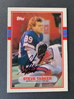 1989 Topps Traded STEVE TASKER signed ROOKIE card | Bills - autograph
