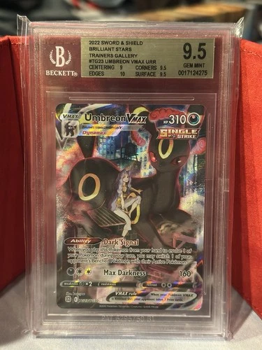 Pokemon Umbreon VMAX Trainer Gallery Brilliant Stars #TG23/TG30 BGS 9.5