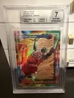 1993 TOPPS FINEST MICHAEL JORDAN REFRACTOR #1 First MJ Refractor Card  BGS 7
