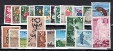 Nouvelle-Zélande 1960-66 Ensemble SG 781-802 MNH/MLH/MH
