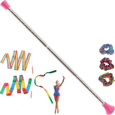Dance Baton,Batons for Twirling 22 Inches Stainless Steel Material Gymnastics Wa