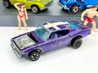 Vintage Hot Wheels Redline 1968 Purple Custom Barracuda HK - Purple Int, JUNKER!