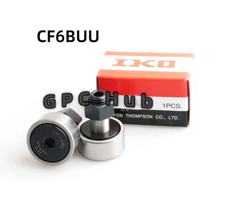 1PC IKO CF6BUU Cam Followers, Cylindrical Outer Ring 16x6x11mm Fast shipment