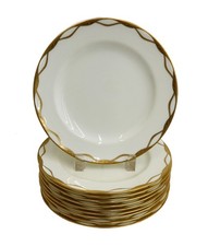 10 Minton England Porcelain and Gilt 9 inch Plates by Tiffany  Co. circa 1910