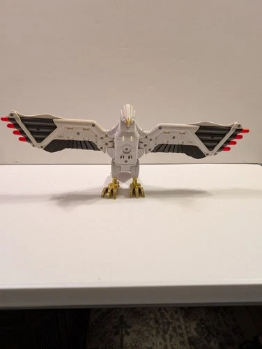 Vintage Mighty Morphin Power Rangers 1995 MMPR 9” White Ranger Falcon Zord Bird
