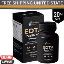 Nutrition pHirst EDTA 1500mg Liver Support Edta Calcium Disodium 120 capsules