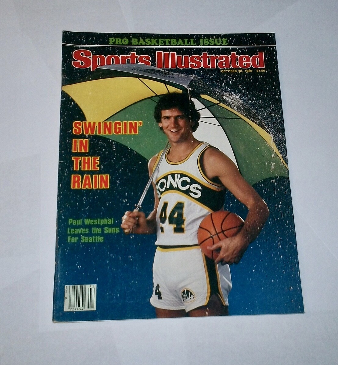 1980 NO LABEL Sports Illustrated SEATTLE SUPERSONICS Paul