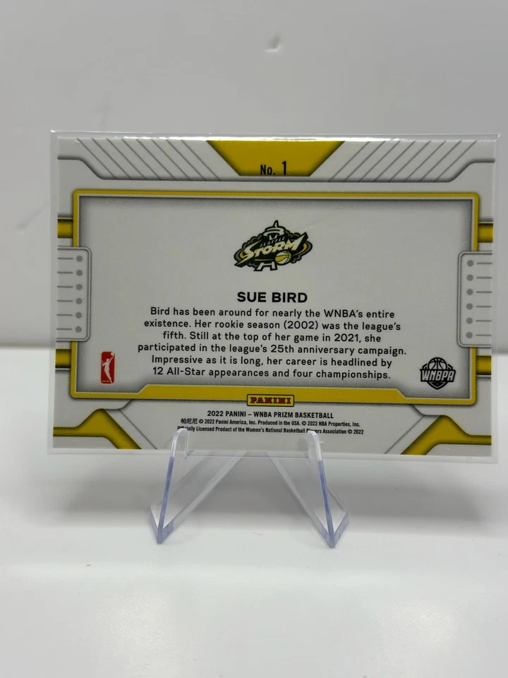 2022 Panini Prizm WNBA Widescreen Sue Bird #1 - Image 2 of 2