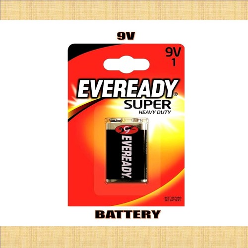 1 x Eveready 9V Battery 6F22 EN22 6LR61 LR22 9 Volt Battery eBay