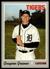 2019 Topps Heritage #659 Grayson Greiner Detroit Tigers Baseball