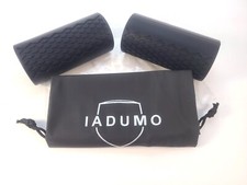 IADUMO Black Barbell Grips - Thick Dumbbell Arm Blaster Adapter High-Density