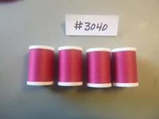 Coats & Clark Dual Duty XP All Purpose Thread 250 yard,4 spools Red Rose #3040