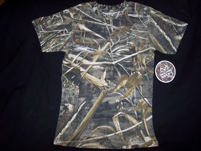 Boys XL Camo Shirt Realtree Camo Shirt Real Tree Camo T Shirt Camouflage Tshirt - Image 3 of 4