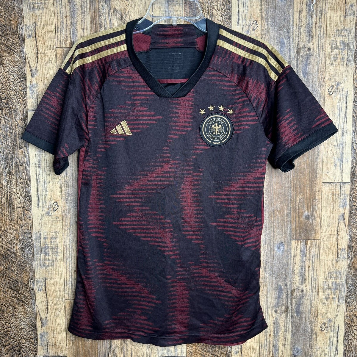 Germany 2022 WC Away Soccer Jersey Adidas H13881 Men's Sz S | eBay