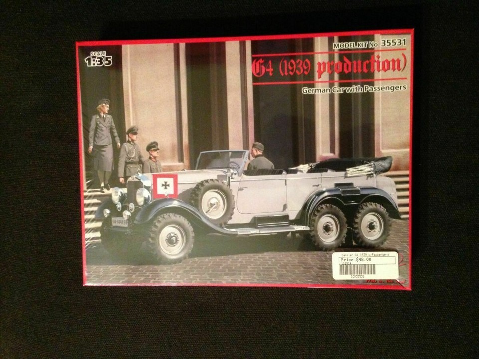 Maquette Tamiya Ukraine ICM 35531 Voiture Allemande 1939 Passagers 1/35 – Maquette Tamiya (rebox) Pour Diorama WW2