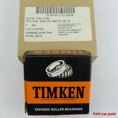 Rollenlager T149W Timken 10947470, NSN 3110-01-117-3524, T149