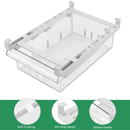 Kühlschrank Organizer 2 Pack Kühlschrank Organizer Schublade Ausziehbare Kühls - Bild 6 von 13
