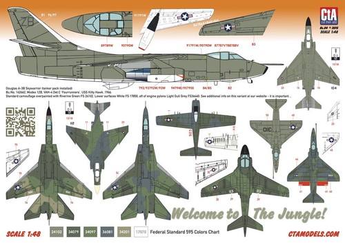 CtA Models 004 1/48 Welcome to the Jungle Lot a USN Carrier Borne Vietnam War - Picture 11 of 12